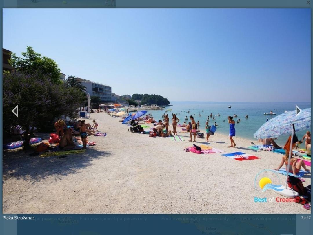 Apartman HILL Podstrana Bagian luar foto